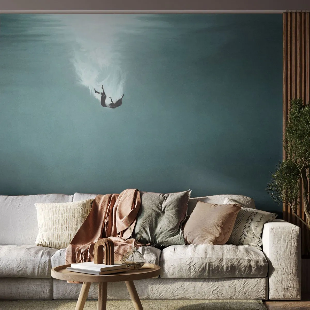 Fototapeta Standard Eco - V objatí oceánu - Voda, Minimalizmus, Pod vodou - 400x280 cm