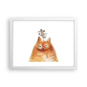 Plagát v bielom ráme - Paradoxy lásky - 40x30 cm