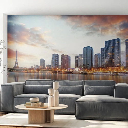 Fototapeta Premium Sand - Monumentálny pokoj Paríža - Mesto, Paríž, Eiffelova veža - 150x105 cm