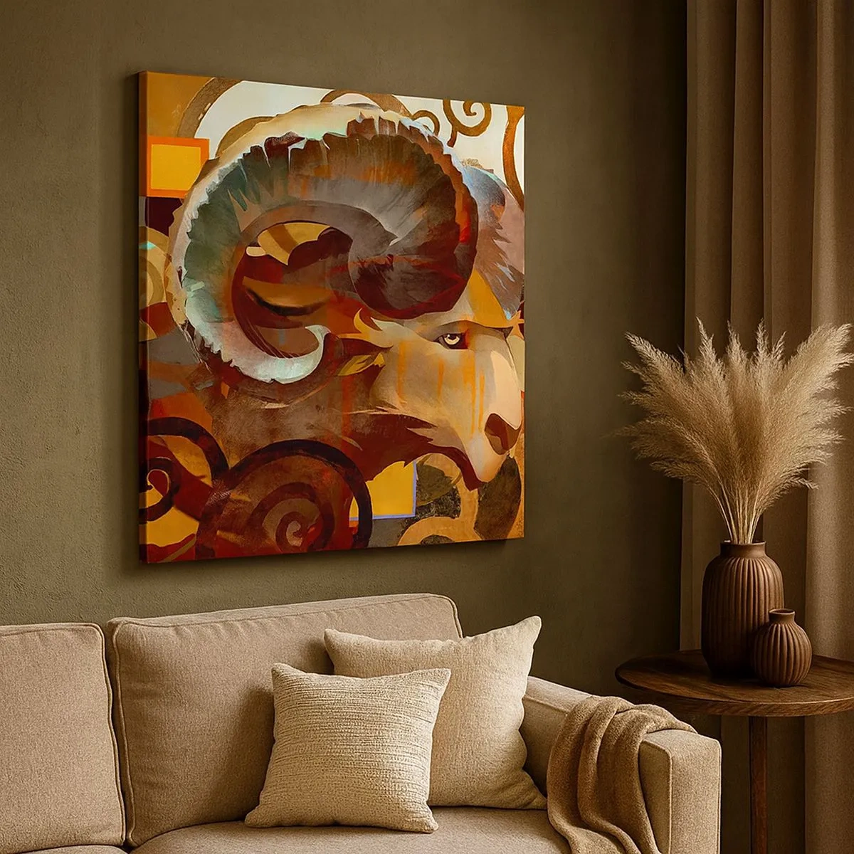 Obraz na plátne - Mágia - náboženstvo - rituály - 30x30 cm