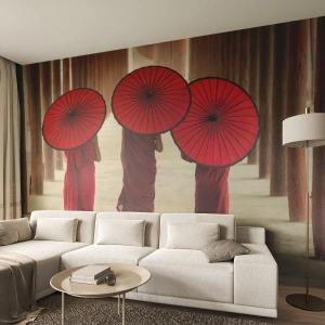 Fototapeta Premium Sand - Na ceste do Čistej ríše - Ázie, Barma, ženy - 100x70 cm