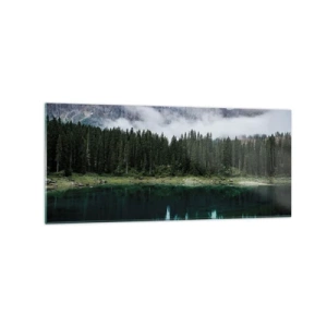 Obraz na skle - Ticho, ticho, neprebuďme spiacu vodu…. - 120x50 cm