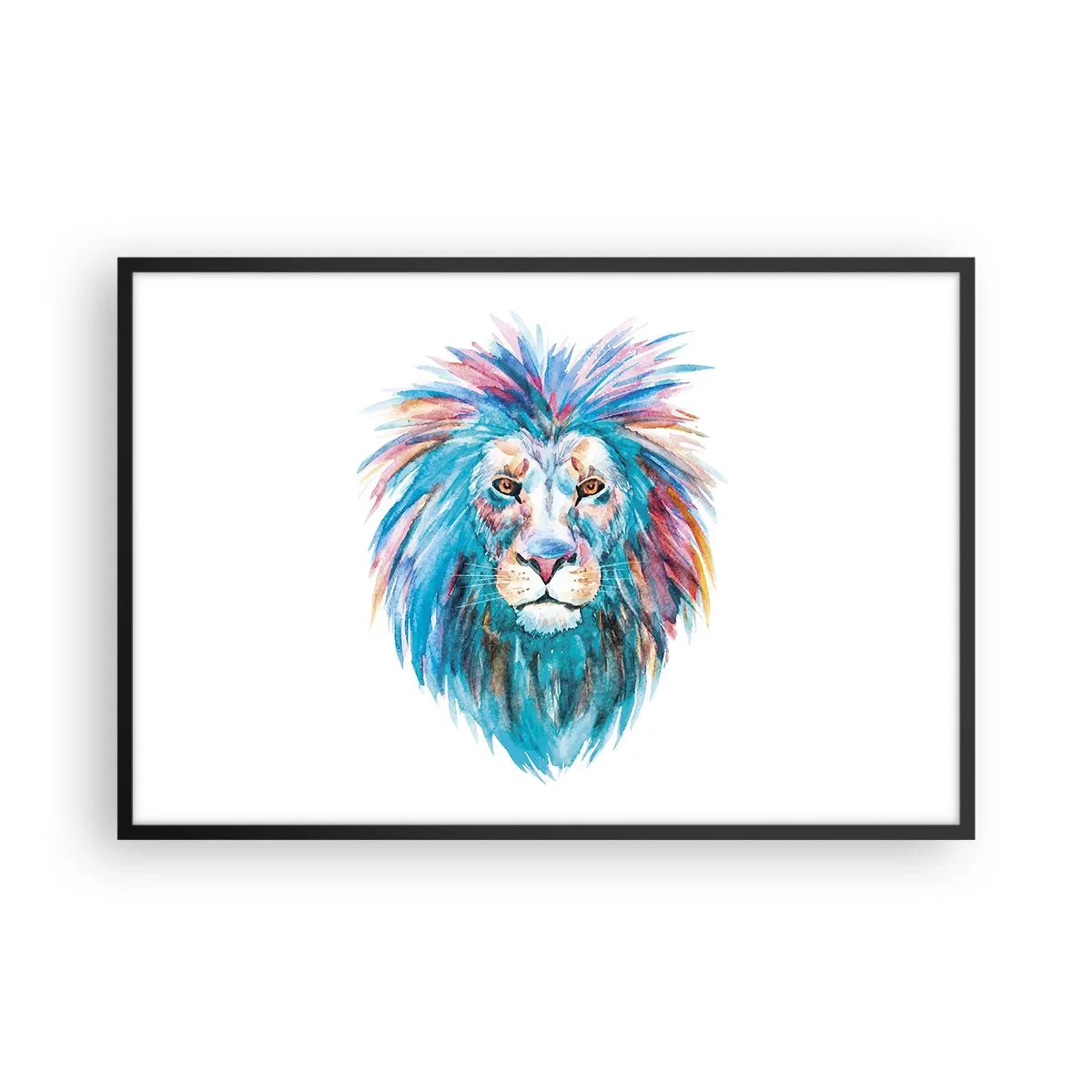 Plagát v čiernom ráme - Elektrizujúca aura - 91x61 cm