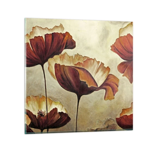 Obraz na skle - Lán lúky - 60x60 cm