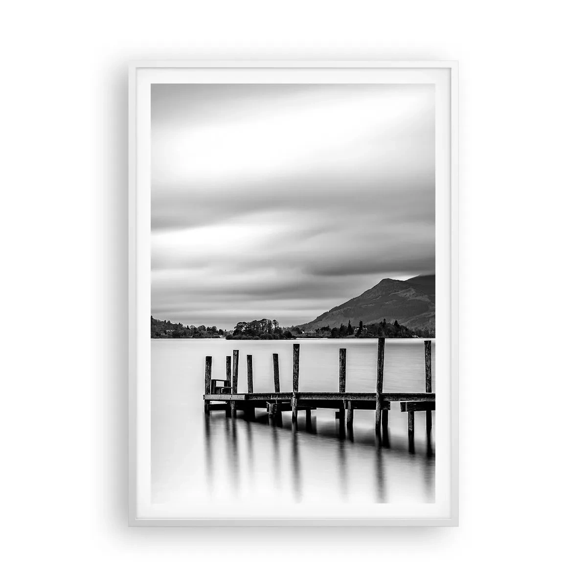 Plagát v bielom ráme - Jemnosť a sila - 70x100 cm