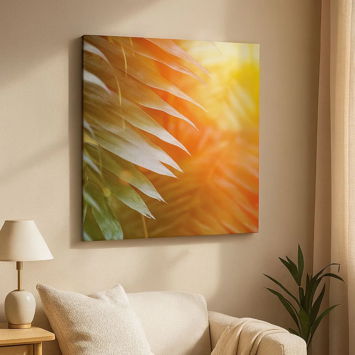 Obraz na plátne - Ráno v džungli - 30x30 cm