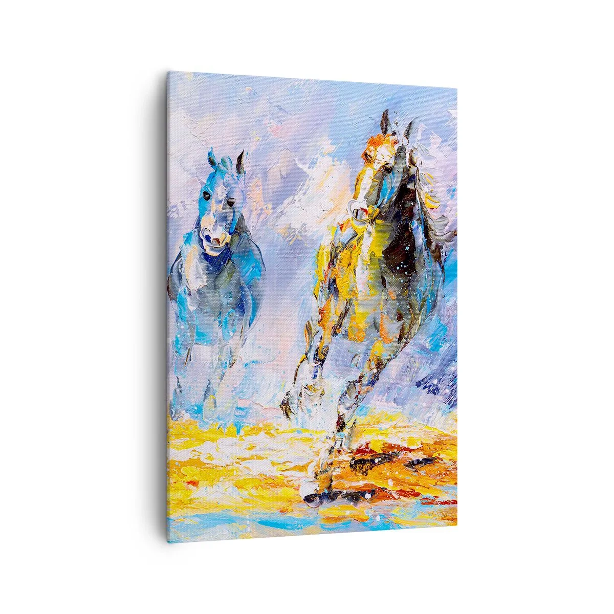 Obraz na plátne - Cvalom cez žiaru - 70x100 cm
