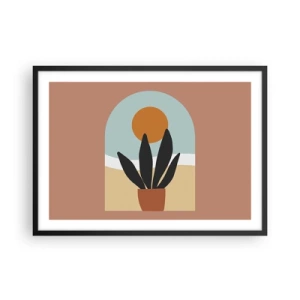 Plagát v čiernom ráme - Malé radosti - 70x50 cm