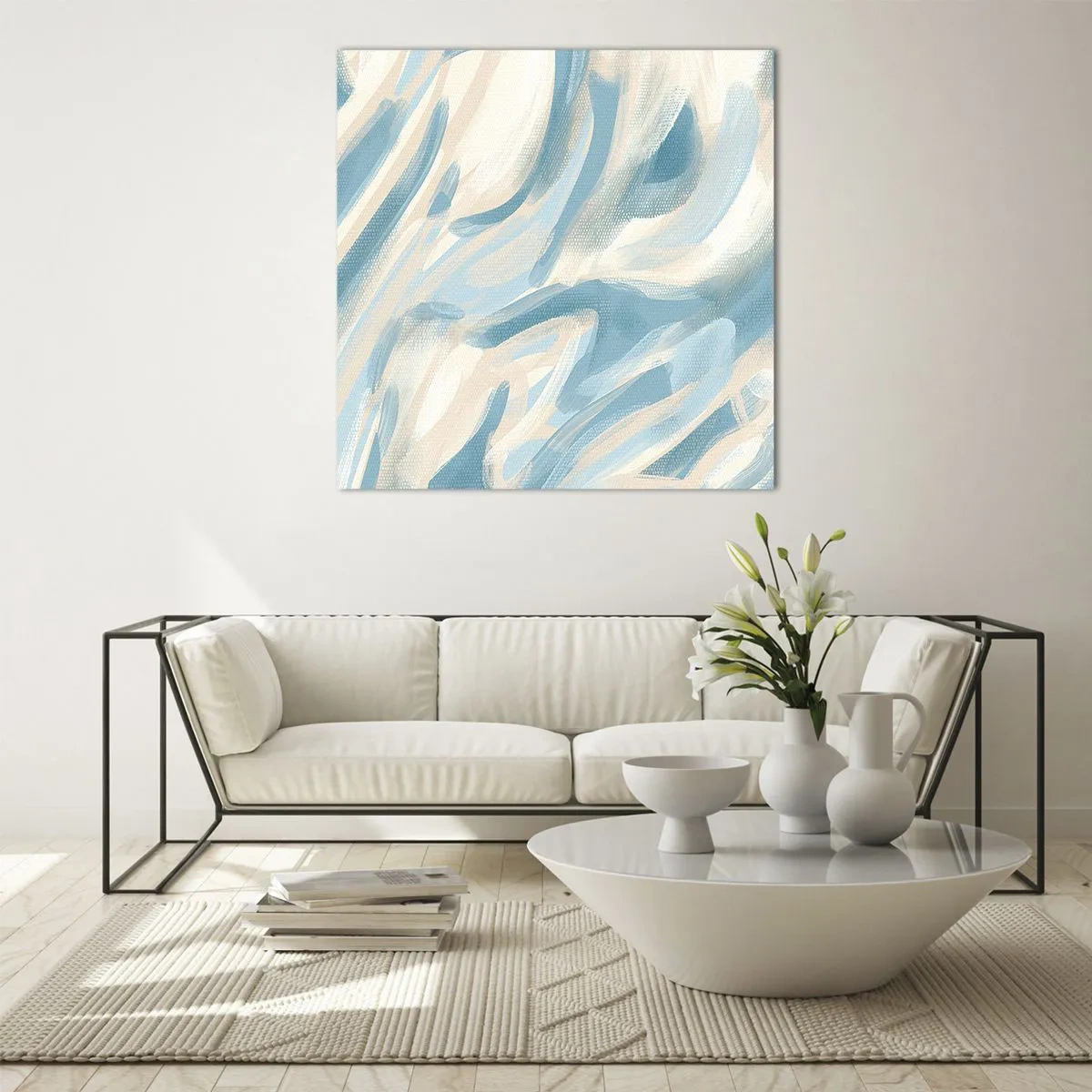 Obraz na skle - Jarné závany - 70x70 cm