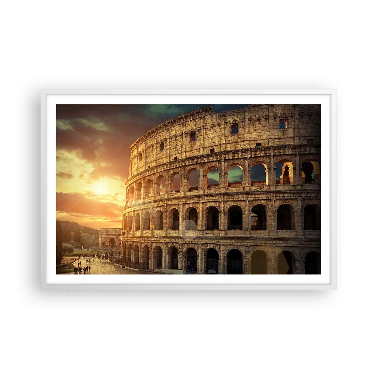 Plagát v bielom ráme - Kolosálny dojem - 91x61 cm