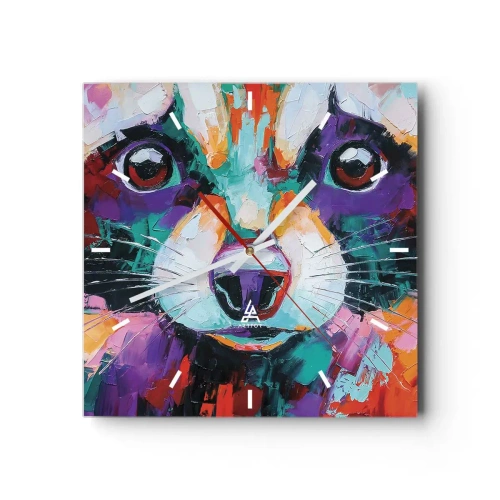 Nástenné hodiny - Iba dobré emócie - 30x30 cm