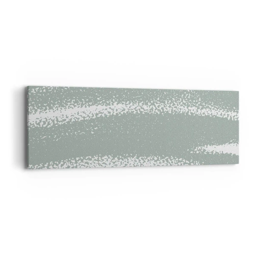 Obraz na plátne - Abstrakcia v zimnom štýle - 90x30 cm