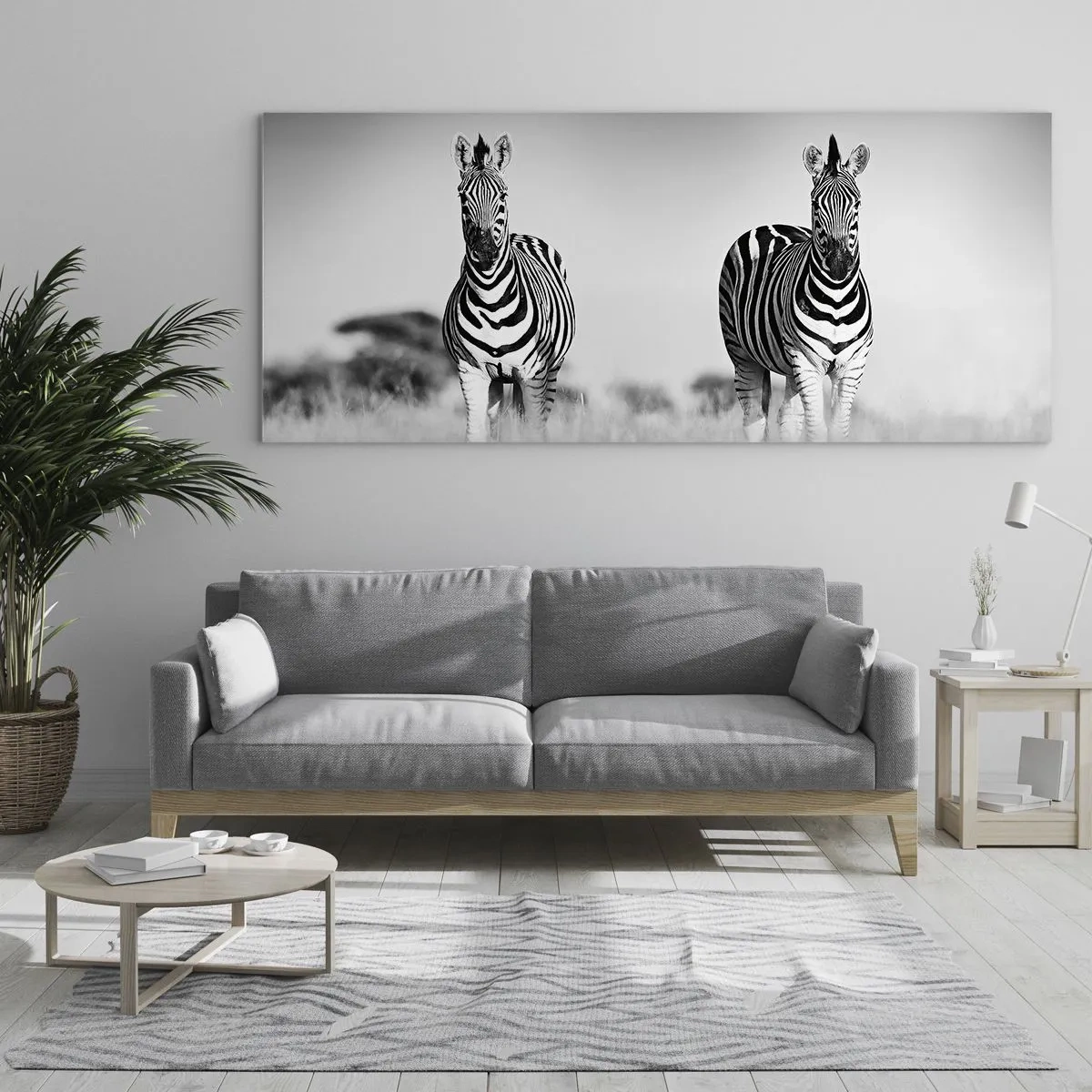 Obraz na skle - A svet je aj tak čierno-biely - 120x50 cm