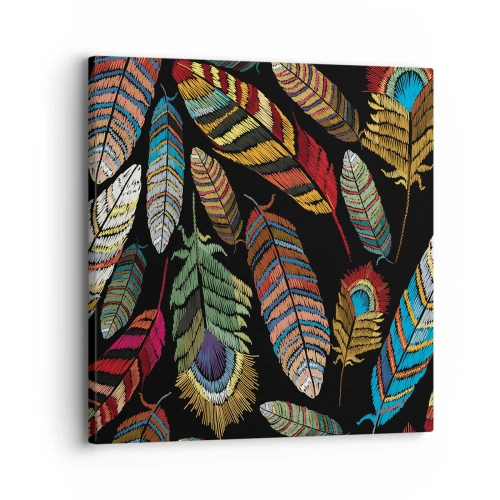 Obraz na plátne - Vtáčí karneval - 30x30 cm