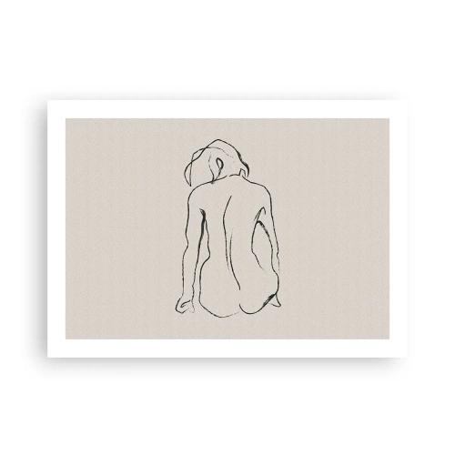 Plagát - Dievčenský akt - 70x50 cm