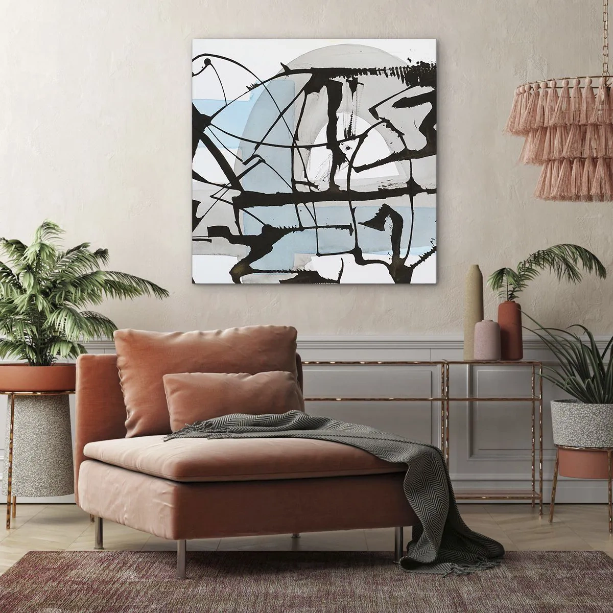 Obraz na plátne - Aj napriek tomu modrý - 60x60 cm