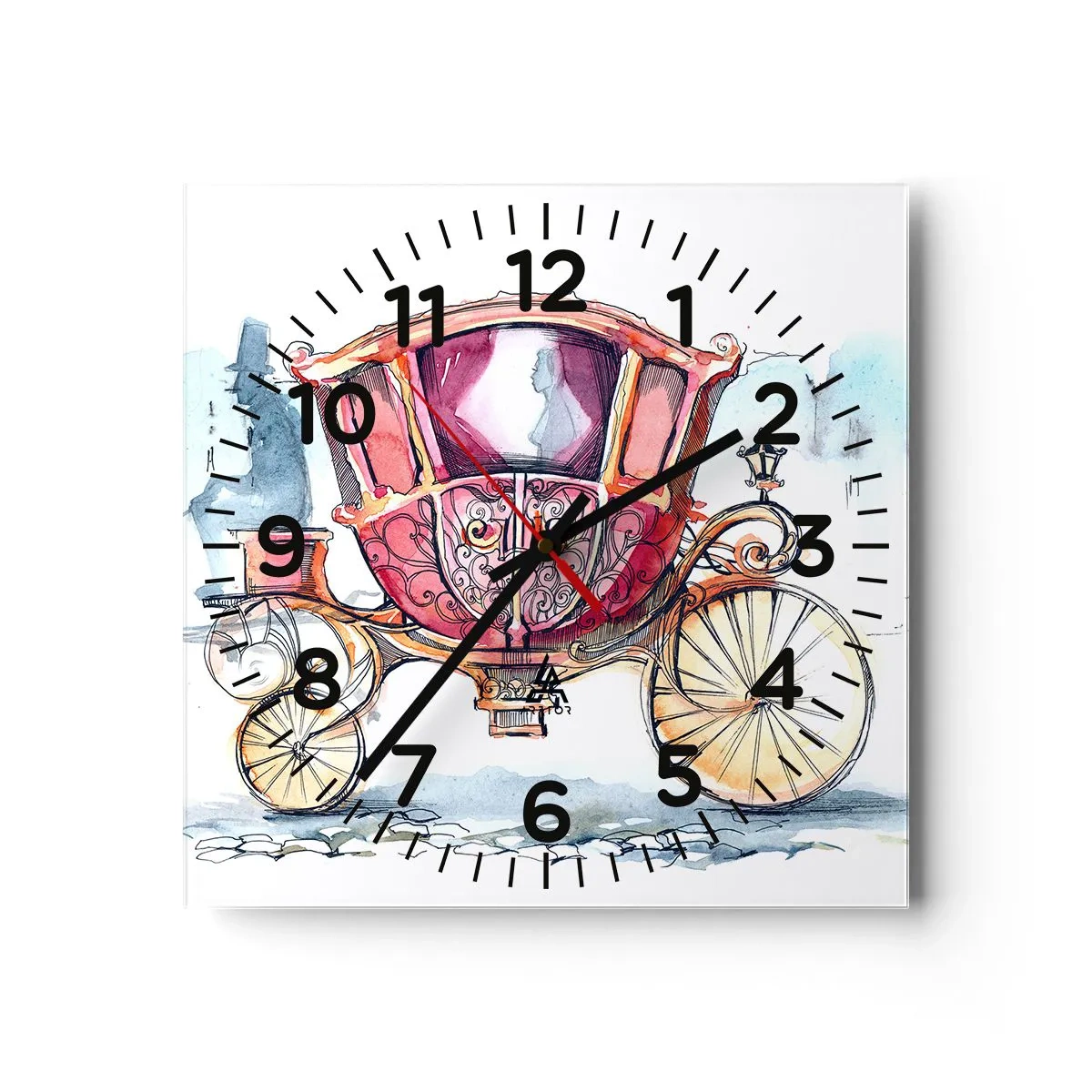 Nástenné hodiny - Na svadbu alebo na ples? - 40x40 cm