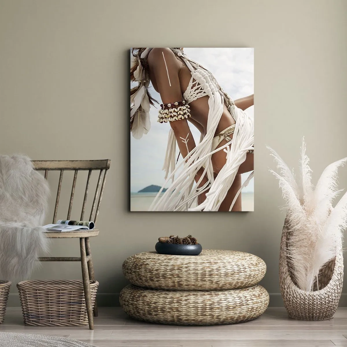 Obraz na plátne - Kňažka slnka - 70x100 cm