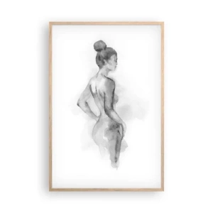 Plagát v ráme zo svetlého duba - Krásne ako maľba - 61x91 cm