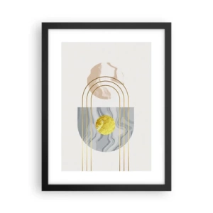 Plagát v čiernom ráme - Jas a žiarivosť - 30x40 cm