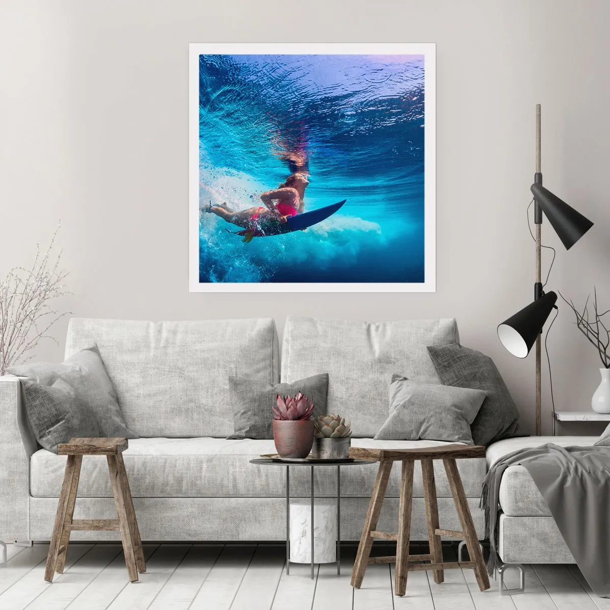 Plagát - Hĺbka radosti - 60x60 cm
