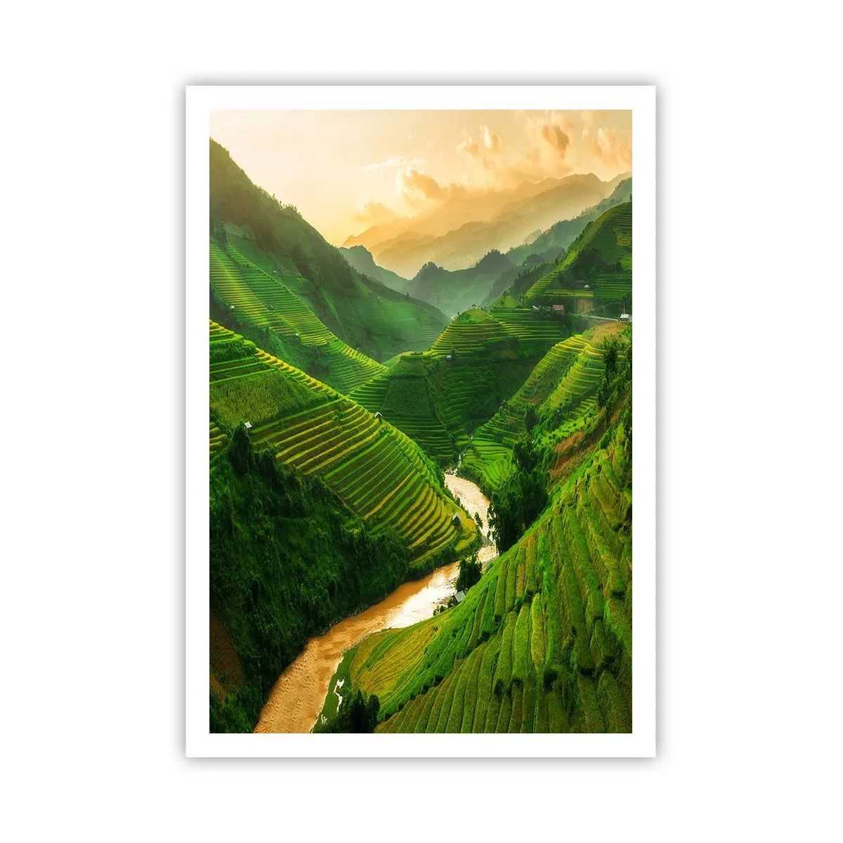 Plagát - Vietnamské údolie - 70x100 cm
