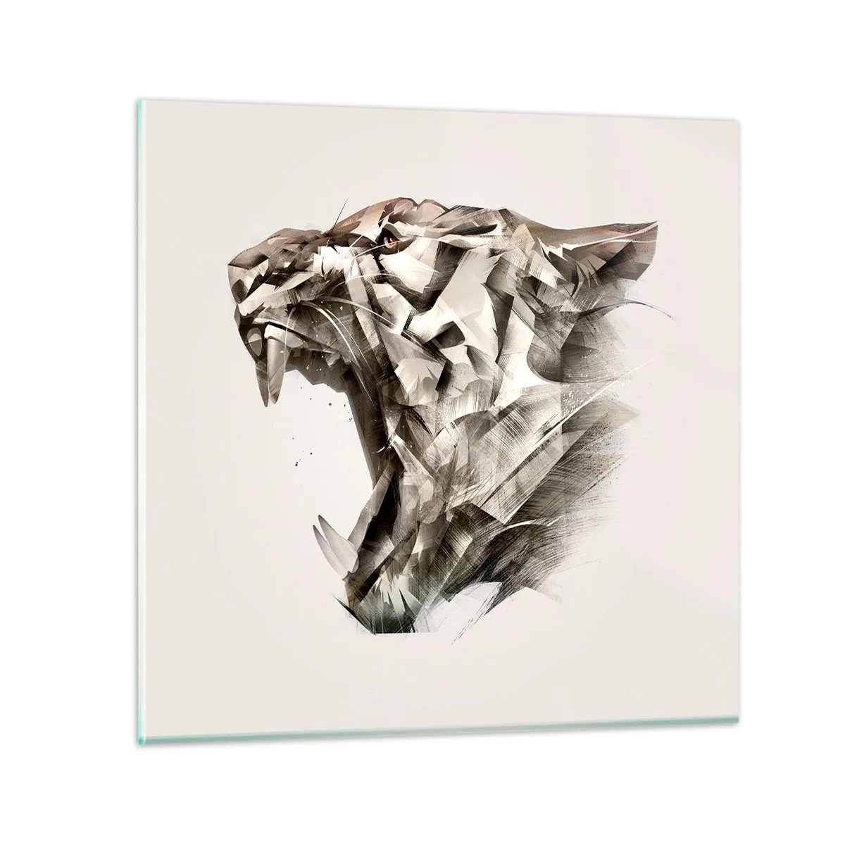 Obraz na skle - Už vieš, kto vládne - 30x30 cm