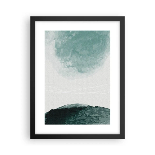 Plagát v čiernom ráme - Stretnutie s hmlou - 30x40 cm