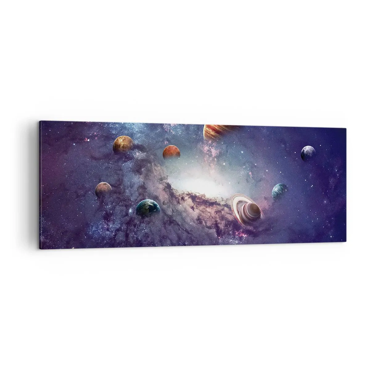 Obraz na plátne - Slnko a tanec - 140x50 cm