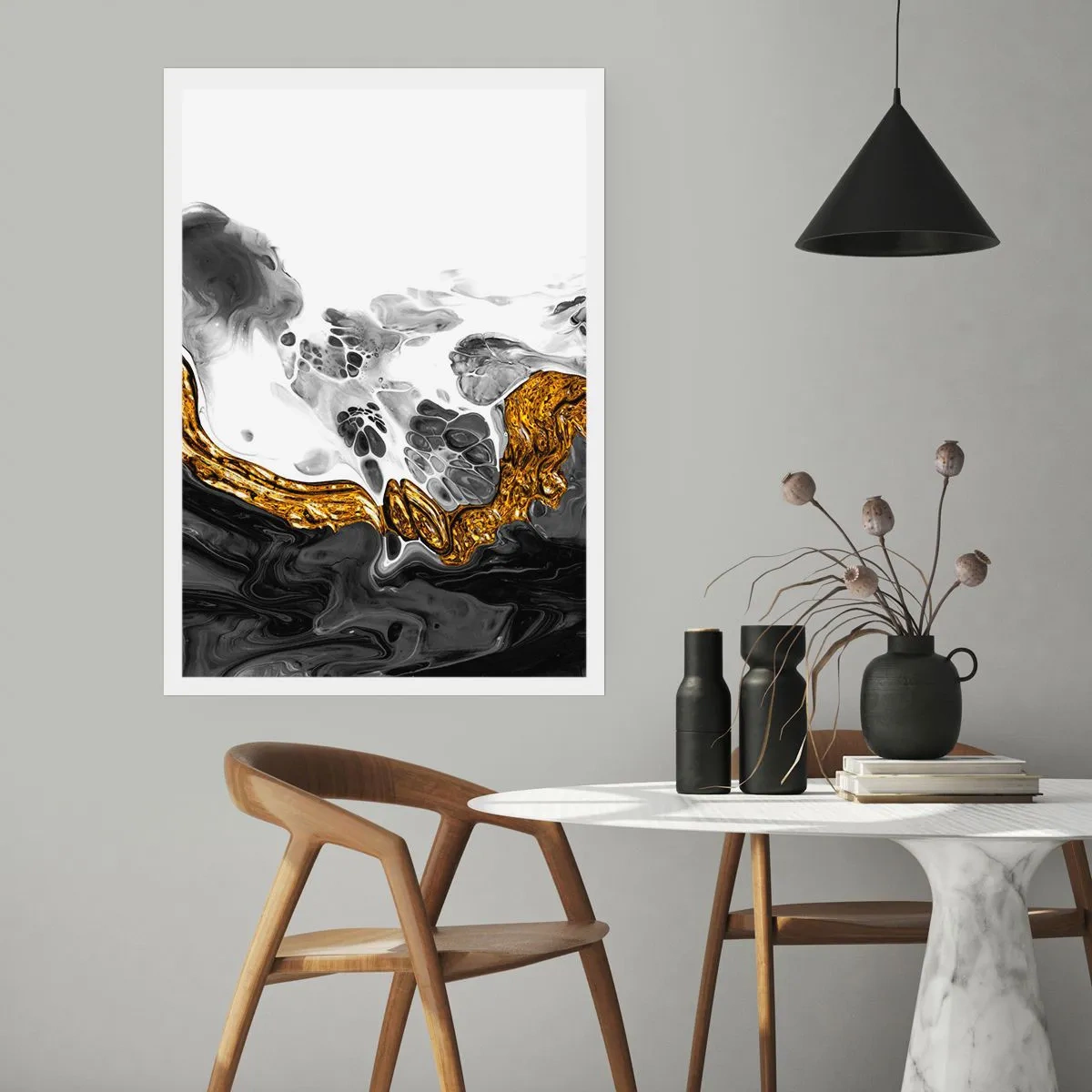 Plagát - Organická kompozícia - 50x70 cm