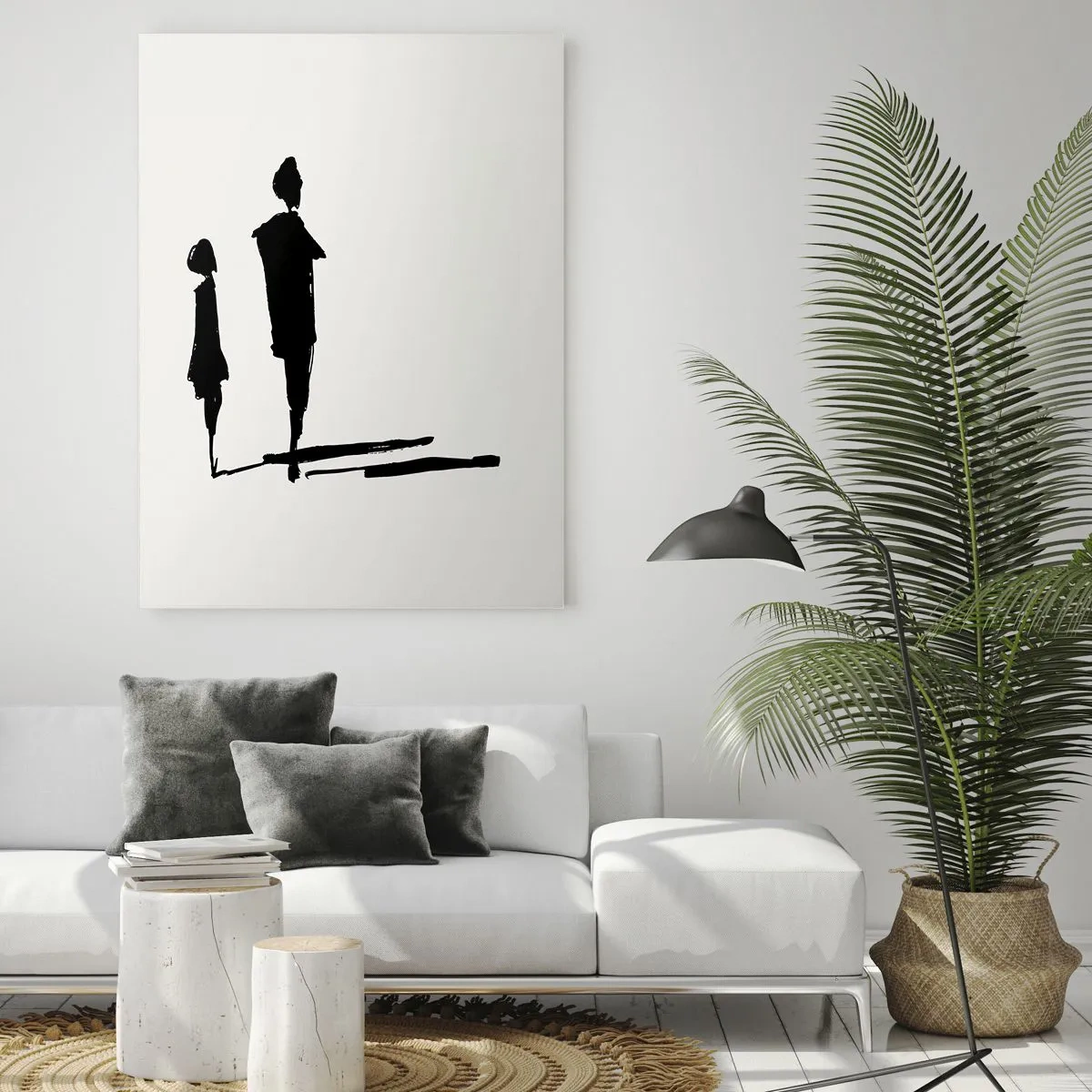 Obraz na skle - Určite spolu? - 50x70 cm