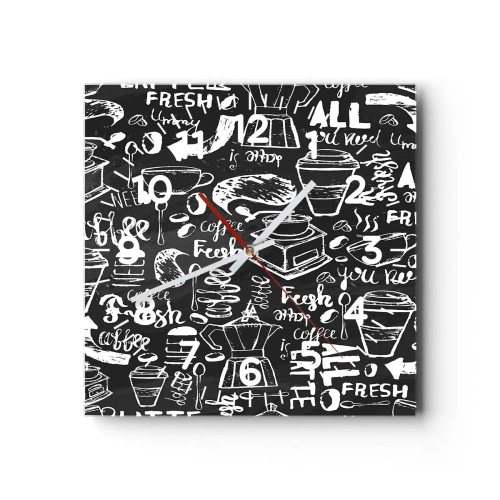 Nástenné hodiny - All you need is… - 30x30 cm