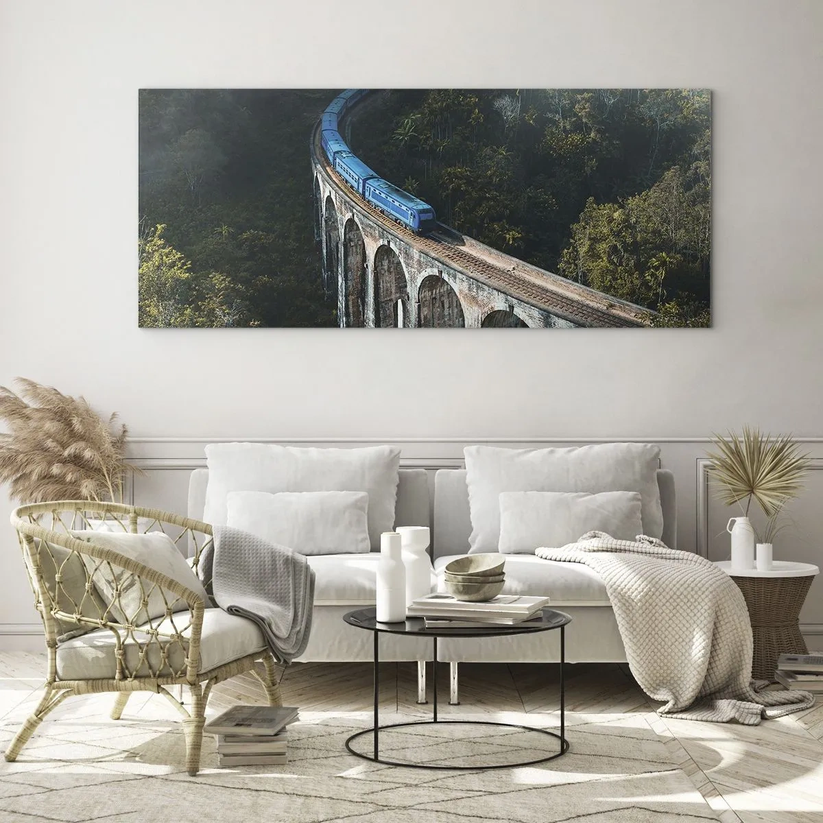 Obraz na skle - Príťažlivosť prírody - 120x50 cm