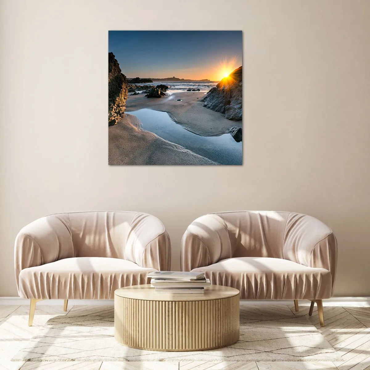 Obraz na skle - Nedotknuté ľudskou rukou - 30x30 cm