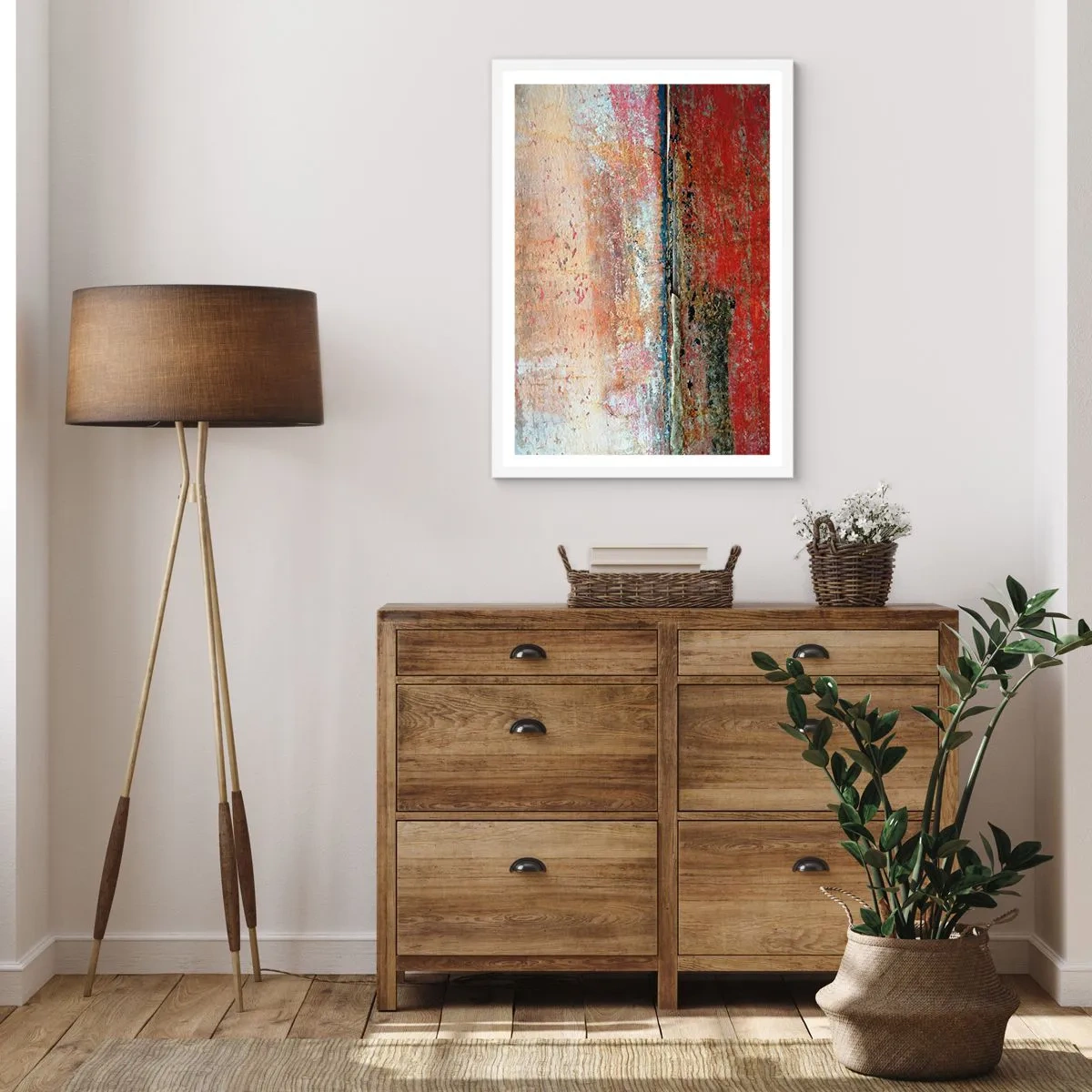 Plagát v bielom ráme - Možno je to more - 50x70 cm