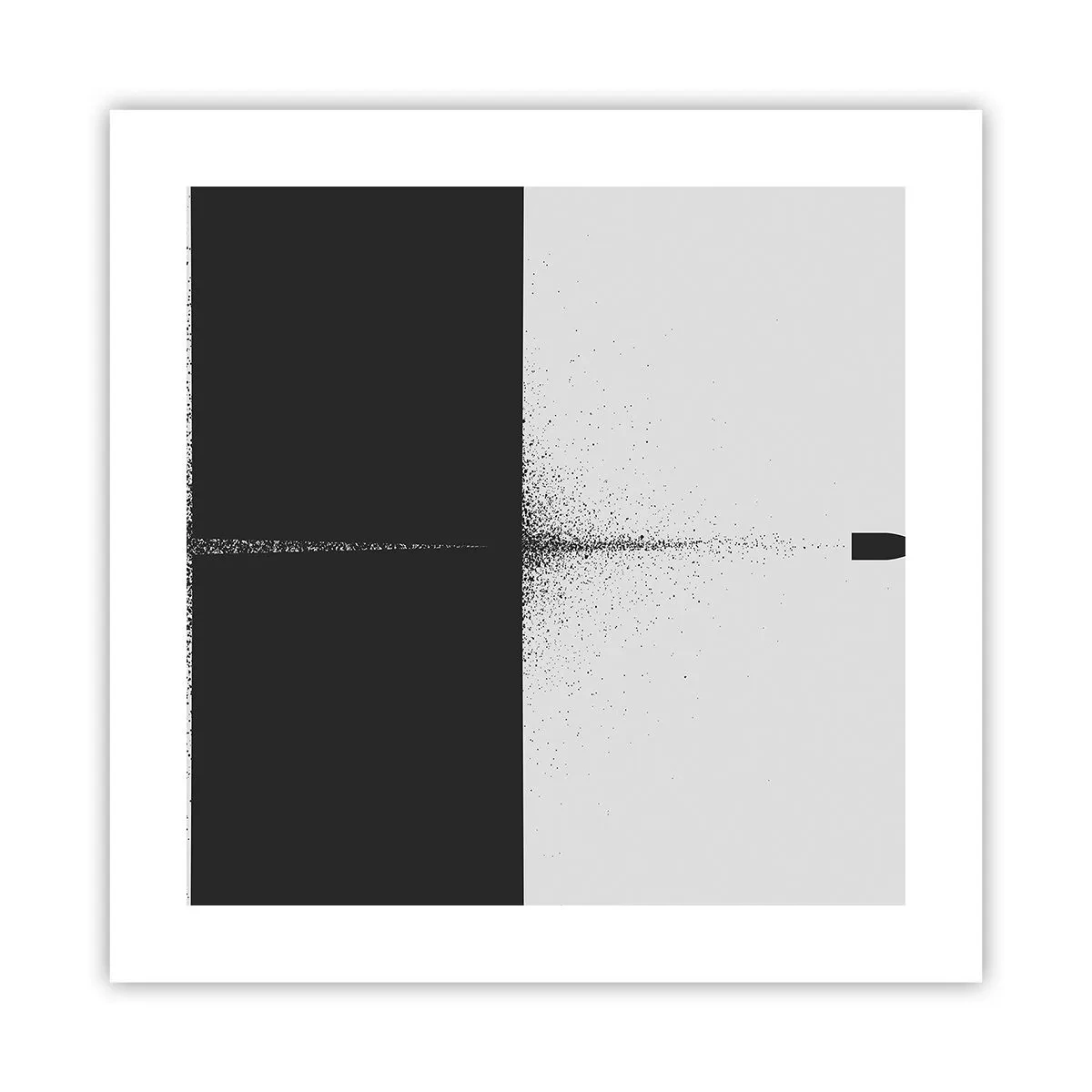 Plagát - Priamo k cieľu - 40x40 cm