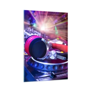 Obraz na skle - Bude, bude sa diať - 70x100 cm