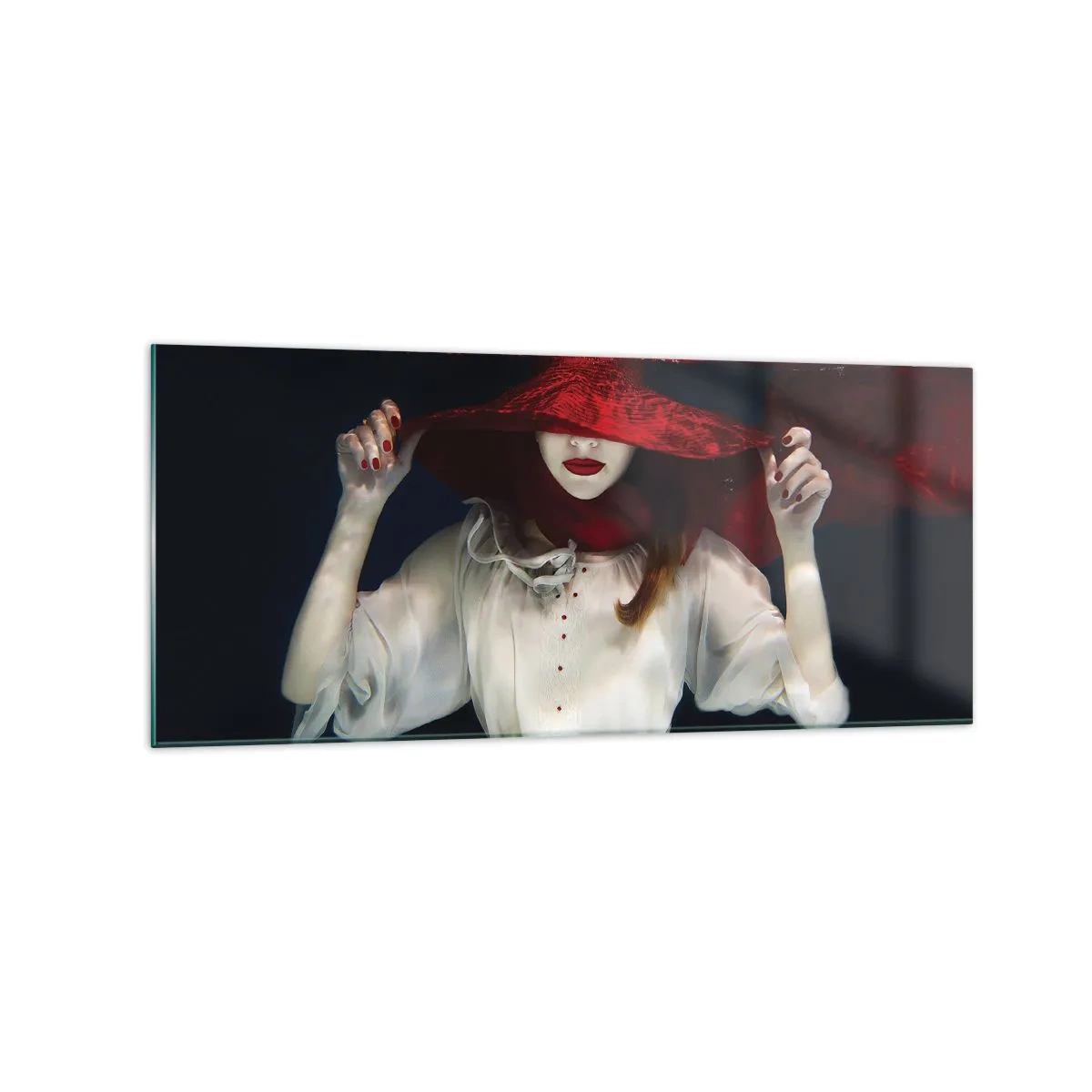 Obraz na skle - Divoženka - 120x50 cm