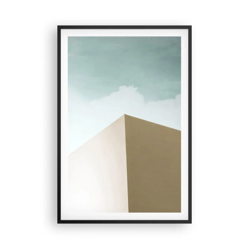 Plagát v čiernom ráme - Geometria slnečného leta - 61x91 cm