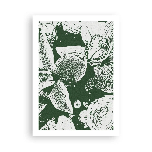 Plagát - Kytica – svet zelene - 50x70 cm