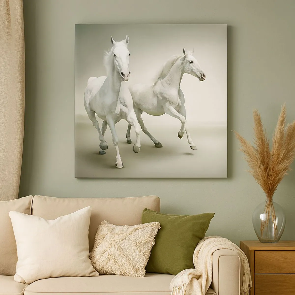 Obraz na plátne - White power! - 30x30 cm