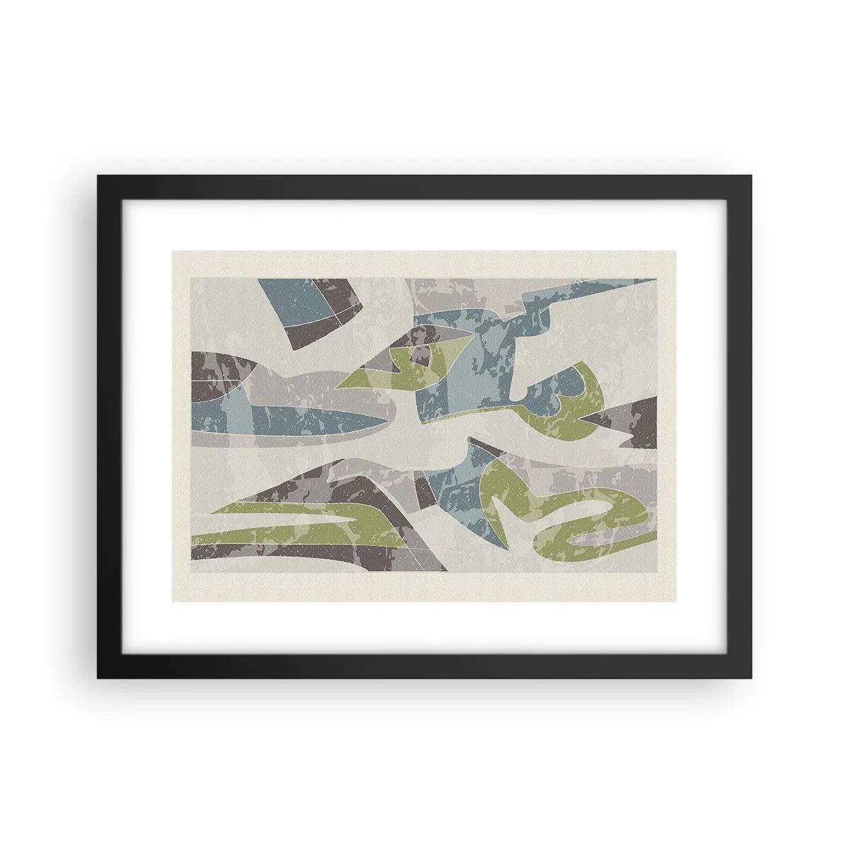 Plagát v čiernom ráme - Kompozícia za sklom - 40x30 cm