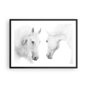 Plagát v čiernom ráme - Je to priateľstvo…? - 70x50 cm