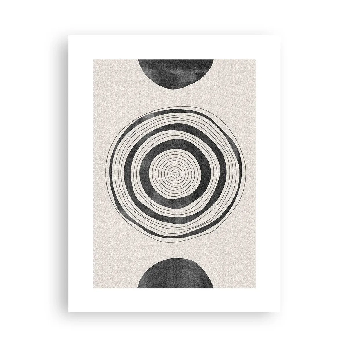 Plagát - Dôležité je to, čo je uprostred - 30x40 cm