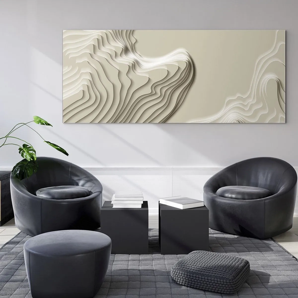 Obraz na skle - Topografia umenia - 120x50 cm