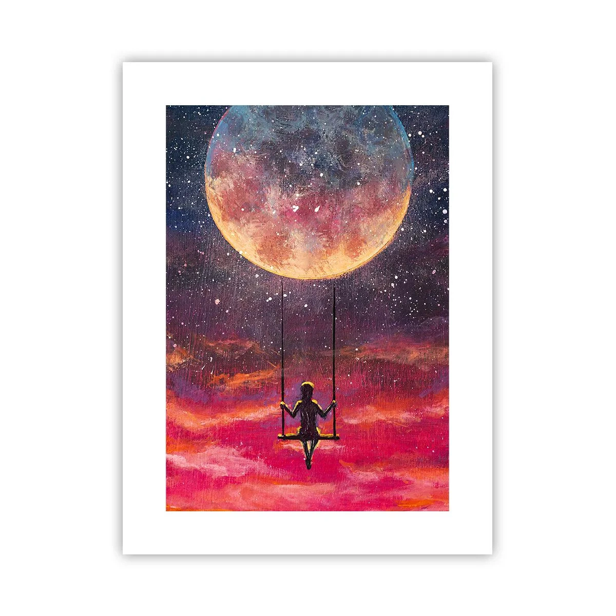 Plagát - Stavať si vzdušné zámky - 30x40 cm