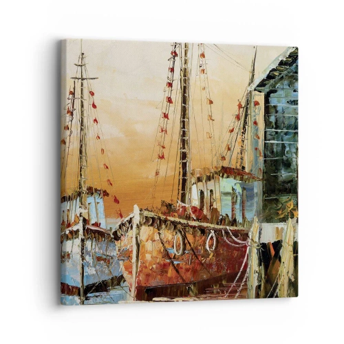 Obraz na plátne - Pokojný návrat - 30x30 cm