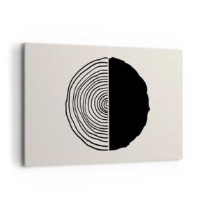 Obraz na plátne - Pol na pol - 120x80 cm