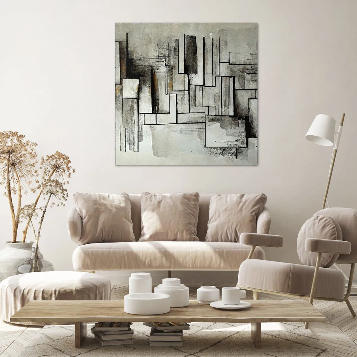 Obraz na plátne - Sila jednoduchosti - 60x60 cm