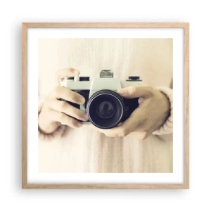 Plagát v ráme zo svetlého duba - Pre viac informácií… - 50x50 cm